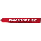 Apex Imports 17" Remove Before Flight Red Banner/Streamer - Nylon Key Chain Motorcycle ATV Car Truck Keychain