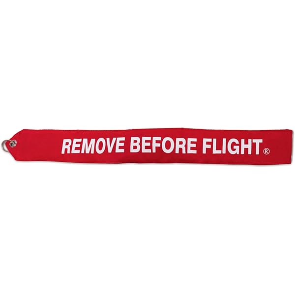 Amazon.com: Rotary13B1 Remove Before Flight DARK RED Key Chain