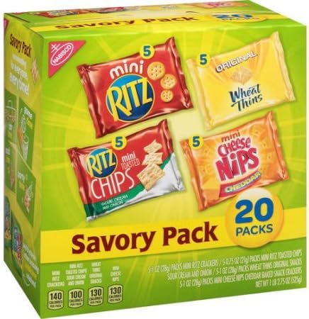 Nabisco Savory Pack Snacks, 20 pack, 18.75 oz