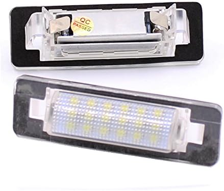 Paision White 18smd LED License Plate Light Lamp for Mercedes Benz W202 W210 AMG