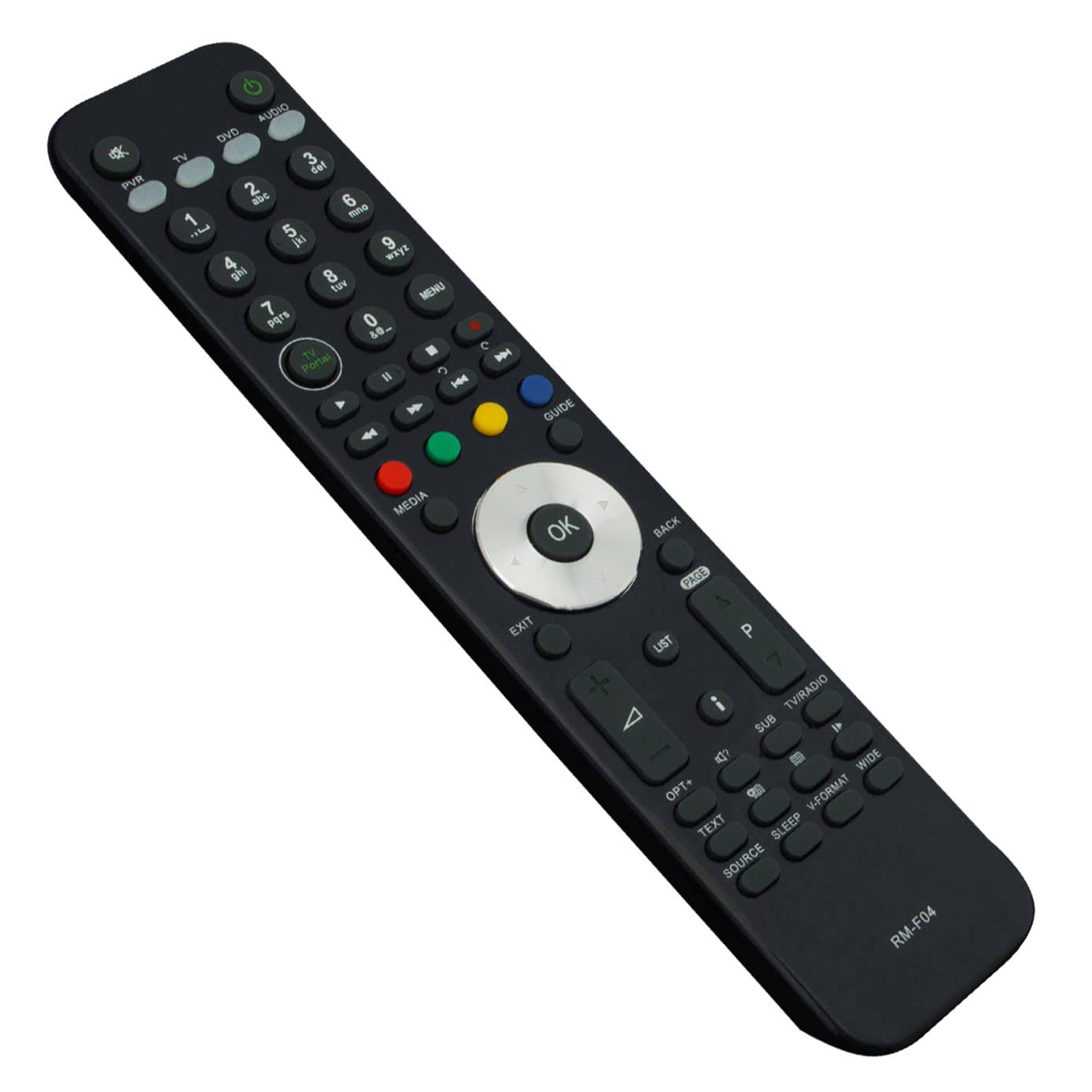 VINABTY RM-F04 Replace Infrared IR Remote Control Fit for Humax Freeview Receiver HD Fox T2 RMF04