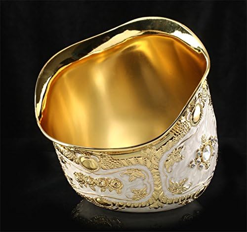 household desktop ornaments/Fashion creative bins without cover/Luxury mini European trash-D