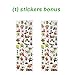 Spongebob Figures | Cake topper | 8 Figure Action Set |  Squidward Plankton Patrick Sandy Gary + Sponge Bob STICKERS By ToysOutLet_USA
