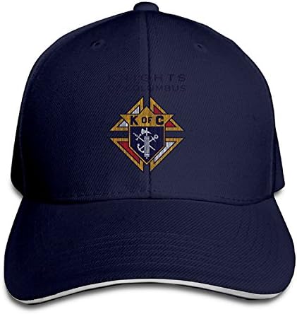 T121 Knights of Columbus K of C Sandwich Snapback Cap Baseball Chapeau Ash