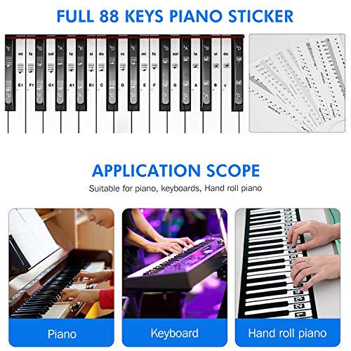 Ultimate Piano Keyboard Learning Aid Set 11 Scale 88 Keys Practice