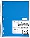 Mead Spiral Notebook, 3 Subject, College Ruled, 8 x 11 Inch, 120 Sheets, Pack of 6