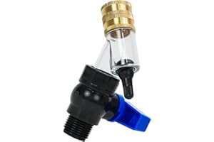 Water Heater Flush Kit for Gas & Electric Tanks - Removes Sediment, Improves Hot Water Supply & Efficiency