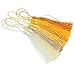 Bilipala 20 Counts Multicolors Soft Tassels for DIY Craft Jewelry Decoration