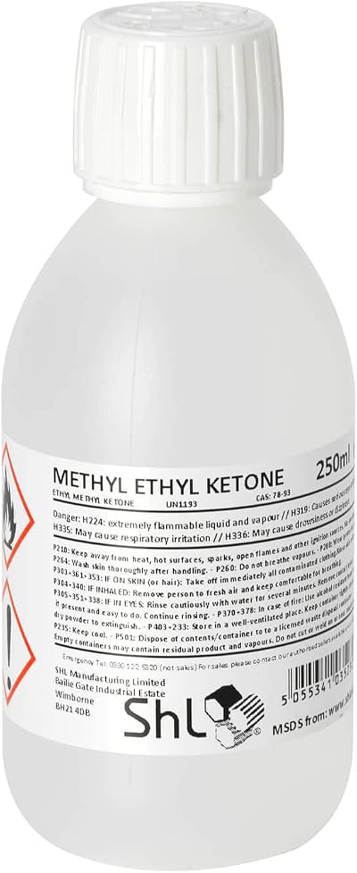 Shiny Hardware 250ml M.E.K (MEK) 99.9% with Child Proof Cap