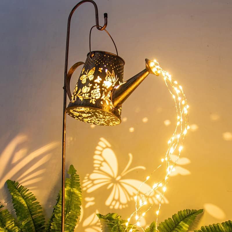 ACUYE Solar Butterfly Garden Lights, Waterproof 36 LED String Lights, Solar Outdoor Decorations Ornaments for Garden Patio Porch Yard