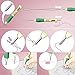 Magic Embroidery Pen Punch Needles,blueelica Embroidery Stitching Punch Needle Set Craft Tool with Storage Box for DIY Threaders Sewing Knitting