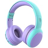 gorsun Bluetooth Kids Headphones with Microphone,Children's Wireless Headsets with 85dB Volume Limited Hearing Protection,Ste
