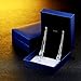 DESIMTION Gifts for Wife Sterling Silver Dangling Dangle Earrings for Women Crystals form Swarovski