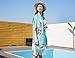 Women's Floral Kimono Cover Up - Lightweight Leopard Chiffon Beachwear for Bikini,Cardigan and Swimwear(One Size,Mint Green)