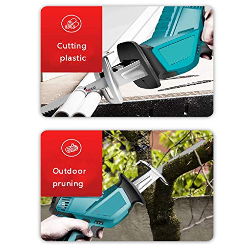Säbelsäge Lithium-Batterie-Säbelsäge, eine Maschine for mehrere Zwecke, Verbesserten LED-Licht, legierter Stahl… – Bild 8