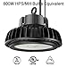 LED High Bay Light,150W UFO Hi-Bay Lighting(600W HID/HPS Equivalent) 19500 Lumens 130Lm/W Sosen Driver Dimmable 5000K,Lumileds SMD 3030 LED for Garage Gym Workshop Warehouse, UL Listed, Well Don