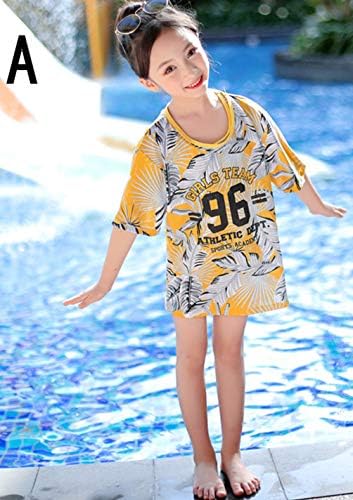 Amazon Co Jp 水着 キッズ レディース 女の子 3点セット 上下セパレートタイプ ラッシュガード チョウかわいい おしゃれ 水あそび 女児 ガールズ 子供 海水浴 プール 練習用 ベビー ガールズ 80 90 100 110 1 130 140 150 A L ベビー マタニティ