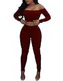 Dreamparis Women's Causal 2 Piece Outfits Ribbed