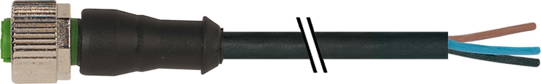 Murrelektronik stay connected 7000-12221-6341000 M12 Socket 0° Cable end