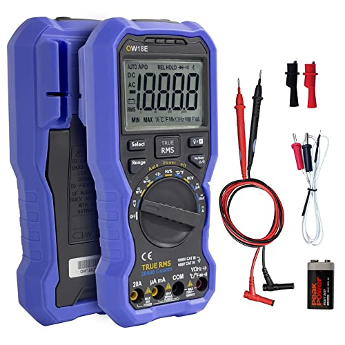 OWON OW18E Bluetooth Digital Multimeter, 20000 Counts True Rms