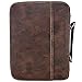 Western Style Bling Rhinestone Cross Country Women's Bible Cover Books Case Removable Strap Messenger Bag (Brown)