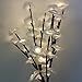 Lighted Flowers White Rose Branches 20 Inches Tall Battery Operated Warm White 40 Led Decoration Floral Branch Crafts With Timer by Babali