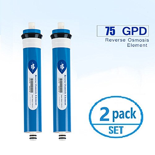 75GPD Reverse Osmosis Membrane Water Filter Replacement, Cle