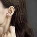 S.Leaf Threader Earrings for Women Threader Earrings Sterling Silver Chain Earrings Tassel Earrings Gold Earrings for Women 3cm