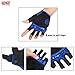 Arltb Cycling Gloves Bike Bicycle Gloves Padded Fingerless Biking Gloves Mittens with Easy to Pull Ring Shock Absorb Lycra Breathable For Bike Riding BMX Bikes Mountain Bike Free Cycle Motorcycle Dirt