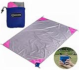 Pocket Blankets, Compact Picnic / Beach Blanket (73 x 56