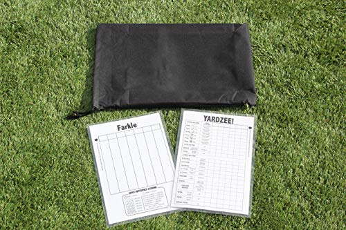 image for Jungle Gym Kingdom Giant Wooden Playing Dice Set (6 Dice) with Yardzee