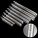 12pcs Graduated Glass Test Tube with Screw Caps, 5/15/25/50ml, 3pcs per Capacity by DEPEPE