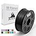 Dark Black PLA 3D Printer Filament 1.75 mm 1KG Spool(2.2lbs), Dimensional Accuracy +/- 0.02 mm,3D Printing Filament Black PLA