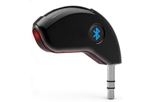 Bluetooth Receiver Adapter, AGPtek@ in-car Mini Wireless Bluetooth 4.2 Audio Music Streaming Adapter with 3.5 mm Audio Out an