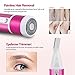 Electric Women Shaver 4 in 1 Rechargeable Cordless Eyebrow Nose Hair Trimmer Facial Body Hair Removal Painless Razor for Women Men