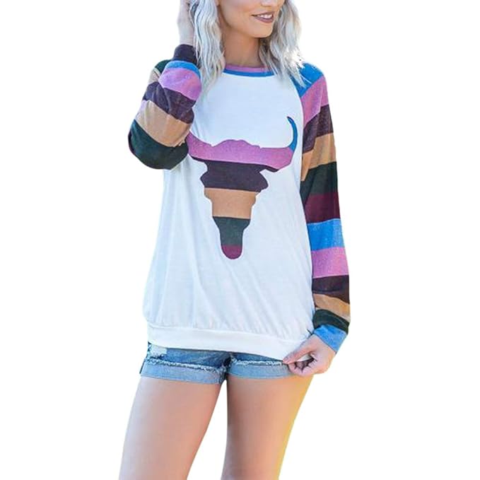 maglietta a righe colorate