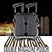 Magazine Pouch for 9MM .40 .45 Caliber Double & Single Stack Magazines, Universal Mag Holder for 1911 Glock S&W Springfield Ruger Sig Beretta Taurus Walther CZ H&K Pistols -Adjustable Size & Direction primary
