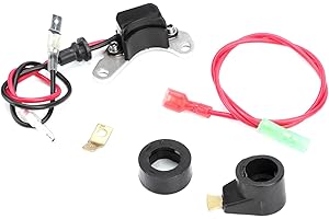 ASTIBYM Electronic Ignition Spark, Electronic Ignition Point Conversion Kit, Car Modification Accessories Fit for MG MGB GT 1965-1980