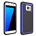 Galaxy S7 edge Case, Bestselling Shop Shock Absorbing Hybrid Rubber Plastic Impact Defender Rugged Slim Hard Case Cover Shell For Samsung Galaxy S7edge S VII G935 GS7edge (Blue/Black)