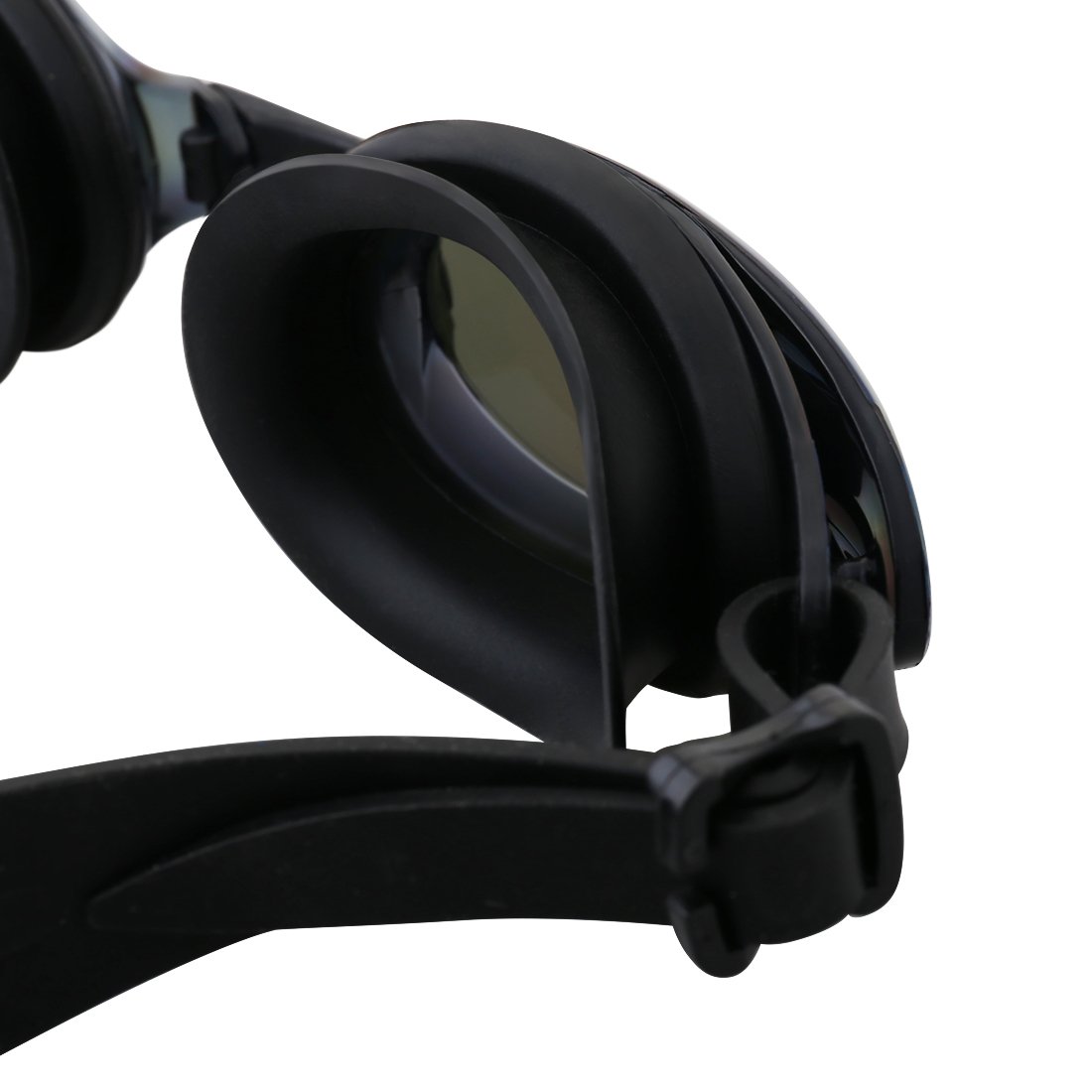 Caiyuangg Occhiali da Nuoto Sportivi con Protezione Anti-appannamento, Protezione UV al 100%, Naselli Intercambiabili, Inclusa Custodia per Adulti, Bambini, Uomini e Donne