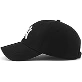 Men Women Fashion Baseball Cap | New York | N&Y Crafted | Curved Brim, Pure Cotton Twill, Unisex-Adults