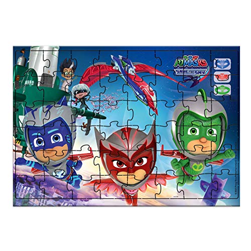 Funskool-PJ Maks Save The Sky Giant Floor,Educational,48 Pieces,Puzzle,for 4 Year Old Kids and Above,Toy 3
