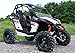 SuperATV Heavy Duty Scratch Resistant Clear Half Windshield for Can-Am Maverick (2013+) - Hard Coated for Extreme Durability - Installs in Minutes!