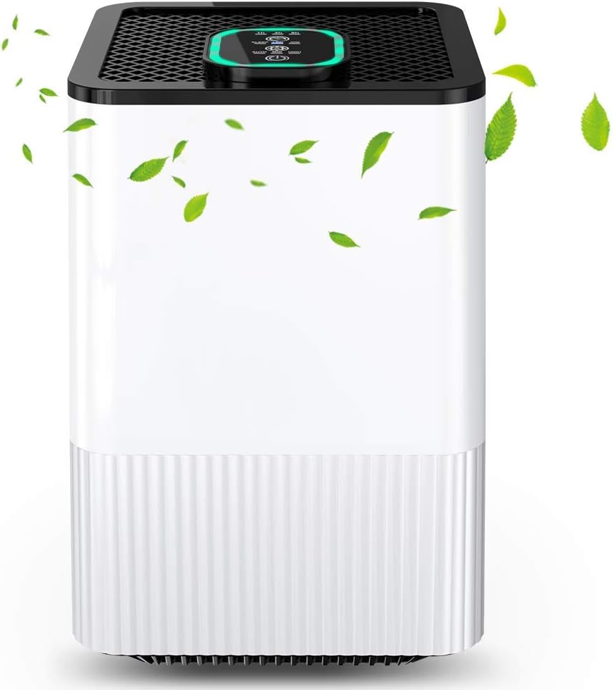 Luftreiniger 4 In 1 Mit Hepa Filter Und Ionisator Luftreiniger Fur Zu Hause Mit Luftqualitatsanzeige Und Timer Capture Allergien Staub Pollen Rauch Tierhaare Usw Ideal Fur Zuhause Buro Amazon De Kuche Haushalt