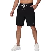 Yundobop Mens Casual Shorts Cotton Drawstring Summer Athletic Shorts with Zipper Pockets