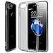 iPhone 7 Case, iPhone 7 Case Clear, ESR Soft TPU Bumper + Hard Clear Back Cover [Slim Fit] [Crystal Clear] JET BLACK Optimized Hybrid Case for 4.7 inches iPhone 7(Transparent Grey)