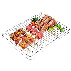 Toaster Oven Pan and Rack Set,P&P CHEF Toaster Oven