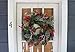 The Wreath Depot Somerset Winter Red Berry Wreath 24 Inch, Full Artificial Winter Wreath Design, Beautiful White Gift Box