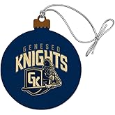 GRAPHICS & MORE State University of New York at Geneseo Primary Logo Wood Christmas Tree Holiday Ornament