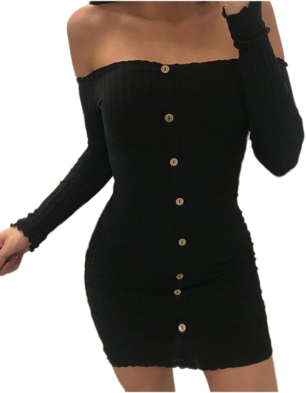 mini bodycon dress long sleeve